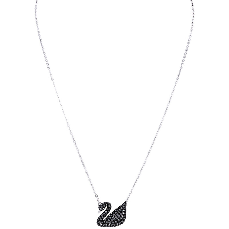 black_swan！！ Swarovski Iconic Swan Pendant Black 5347329 768549981937 - Jewelry