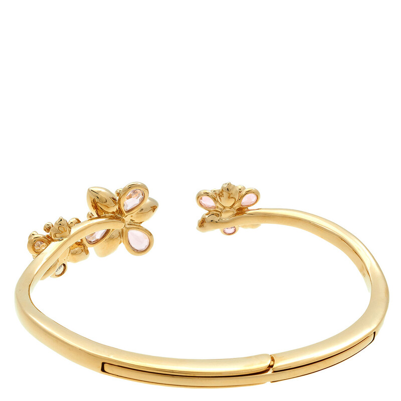 Swarovski Idyllia Crystal Flower Bangle, Size S 5736220 - Jewelry