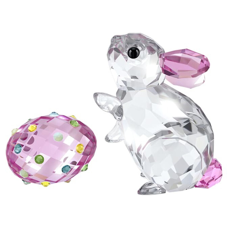 Swarovski Idyllia Crystal Rabbit and Egg Figurine 5748224 9009657482246 ...