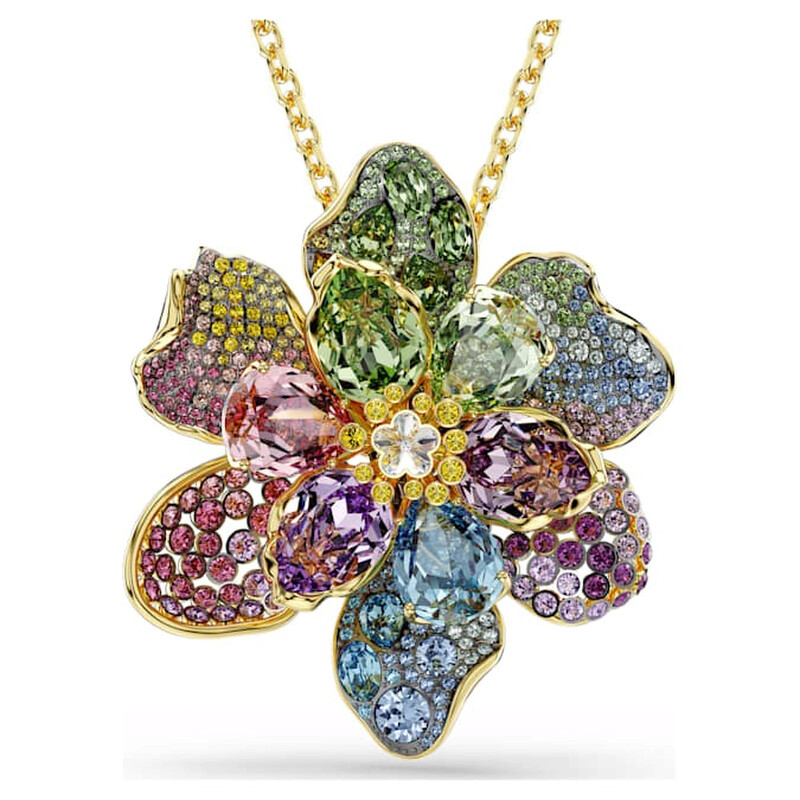 Swarovski Idyllia Flower Pendant and Brooch 5709952 9009657099529