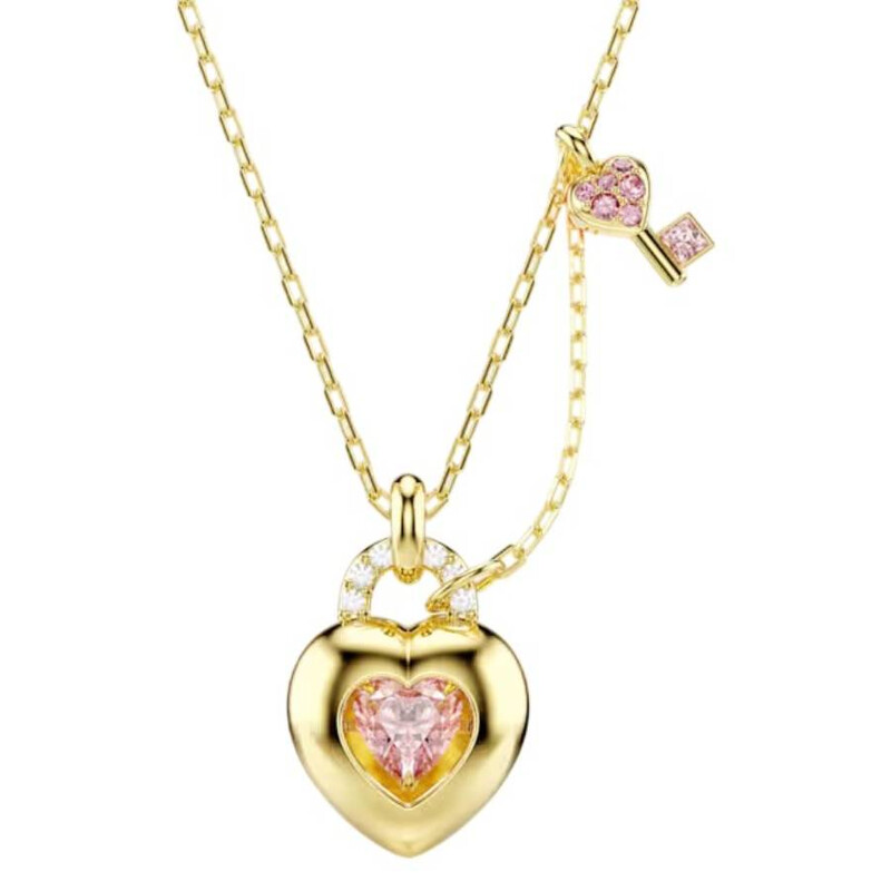Swarovski Idyllia Heart Key Pendant Necklace 5737288 9009657372882