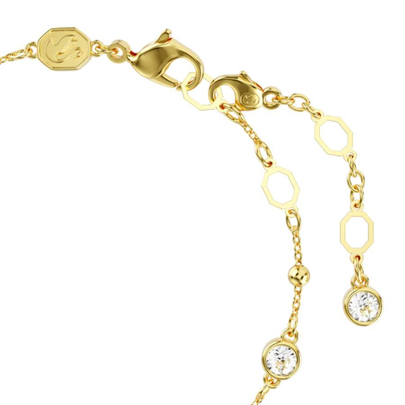 Swarovski Imber Bracelet with White Crystals, Gold-Tone Plating