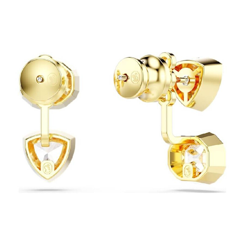 Swarovski Imber Gold-Plated Asymmetrical Earrings 5705461 9009657054610 ...