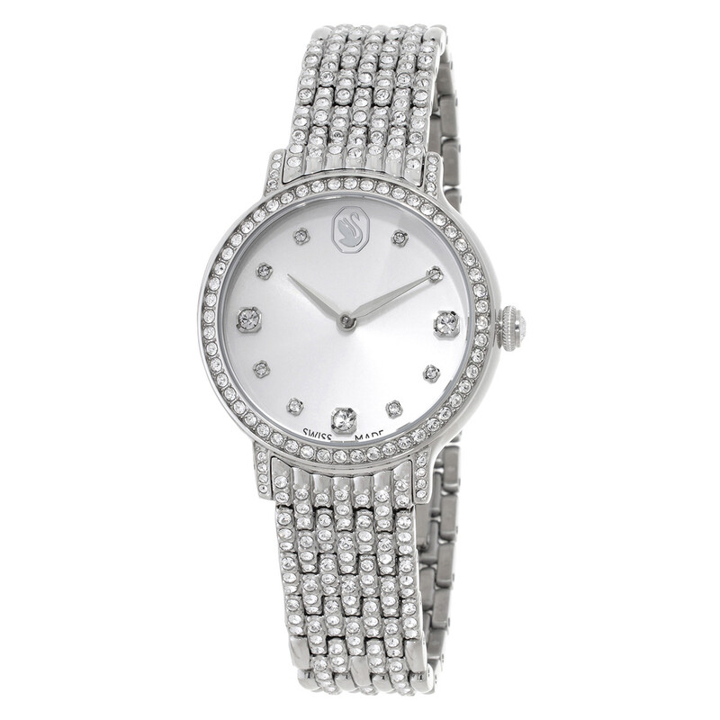 Swarovski Imber Quartz Crystal Silver Dial Ladies Watch  display picture 1