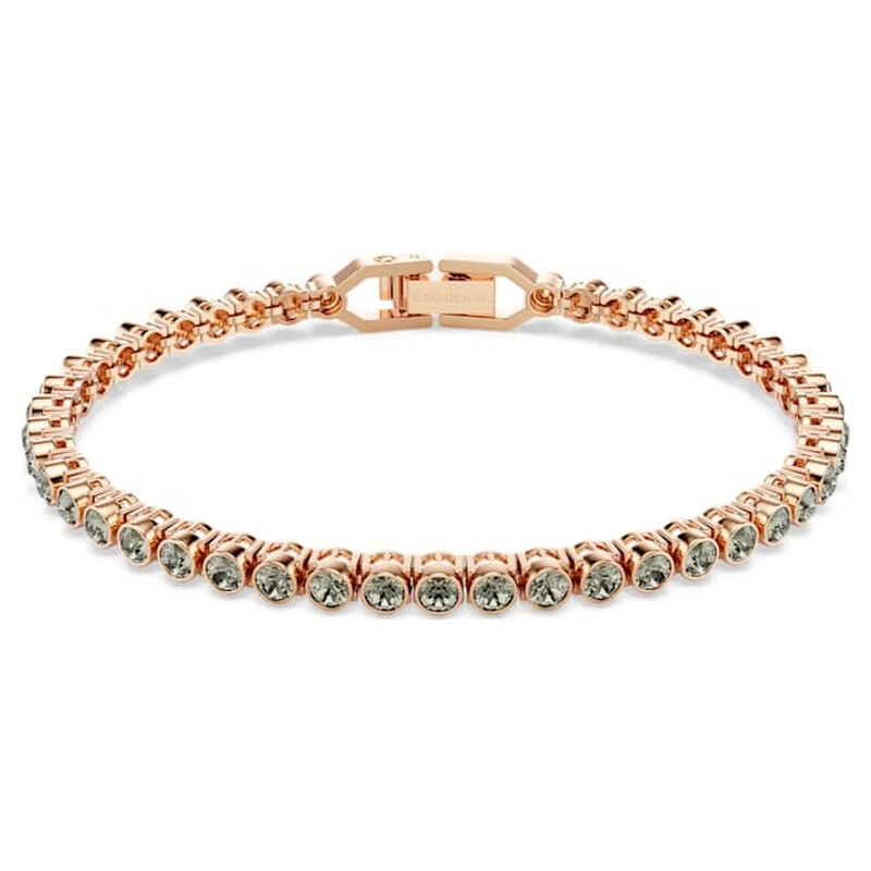 Swarovski Imber Rose Gold-Tone Plated Emily Tennis Bracelet
