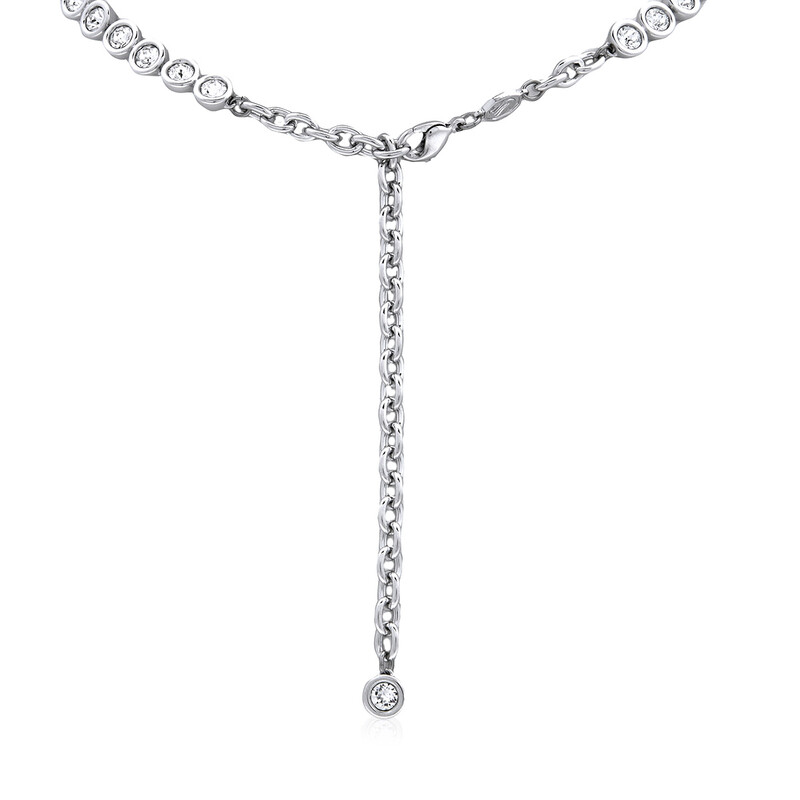 Swarovski Imber Rhodium Plated Tennis Necklace 5682595