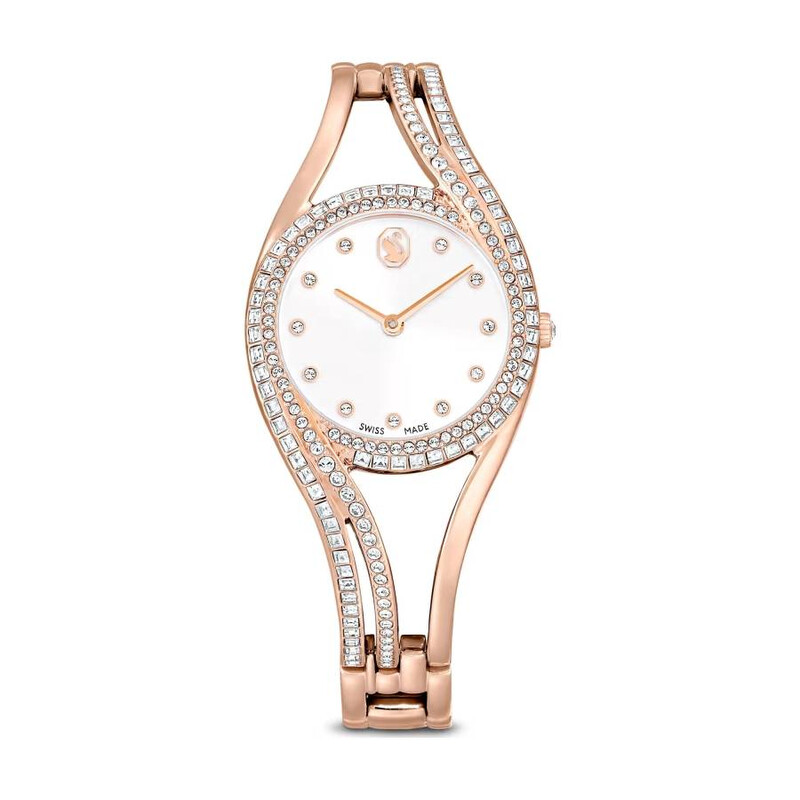 Swarovski Jewelry Watch Quartz Crystal White Dial Watch 