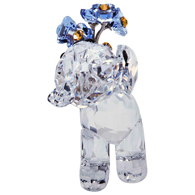 Swarovski Kris Bear Forget-me-not Decoration Figurine 5427993