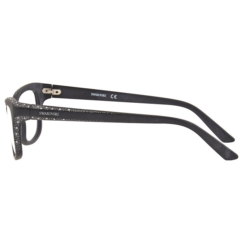Swarovski Ladies Black Square Eyeglass Frames SK510000250
