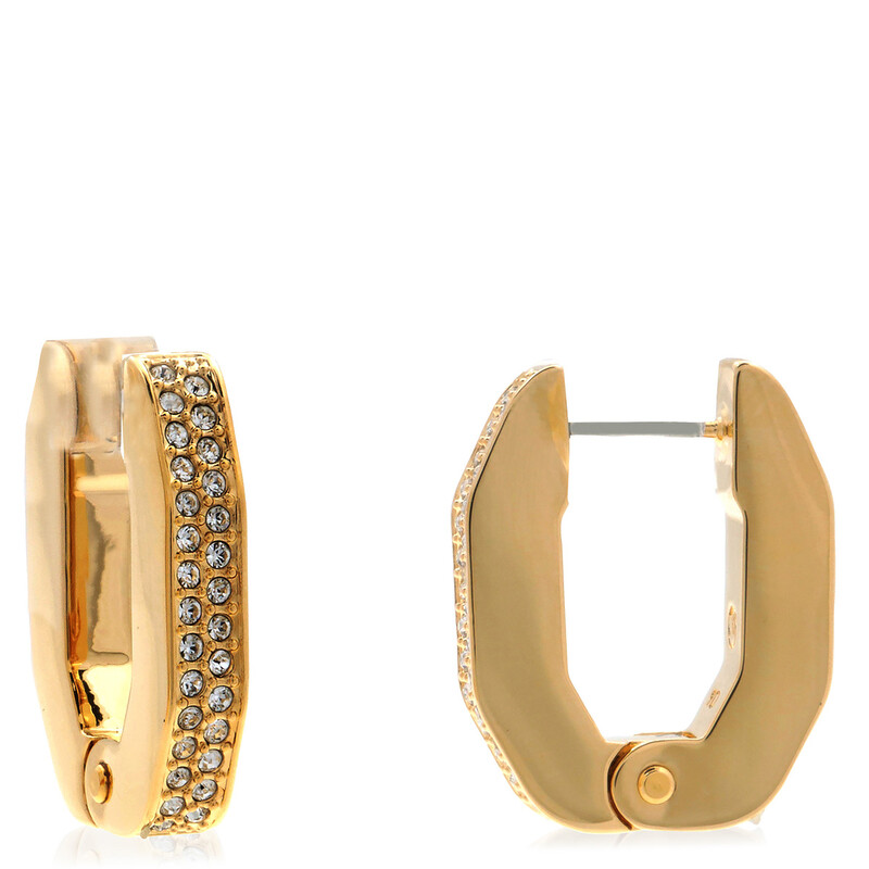 Swarovski Ladies Dextera Octagon Hoop Earrings 5626084