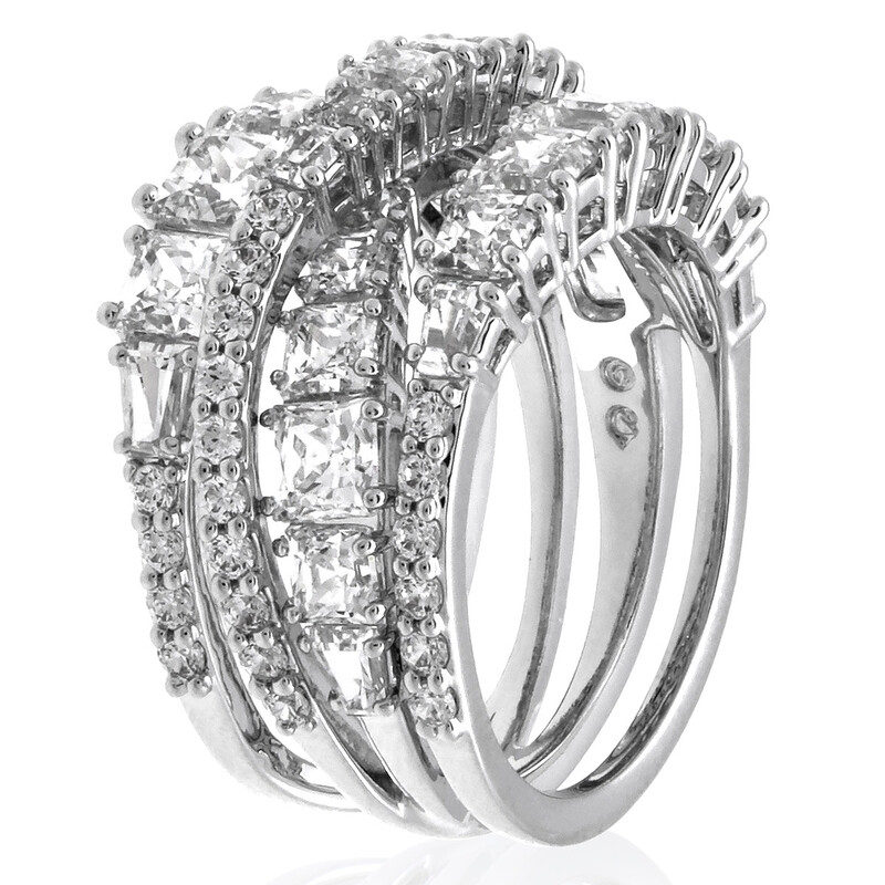 Swarovski Ladies Twist Wrap Ring, Size 60 (US 8.75) 5584654