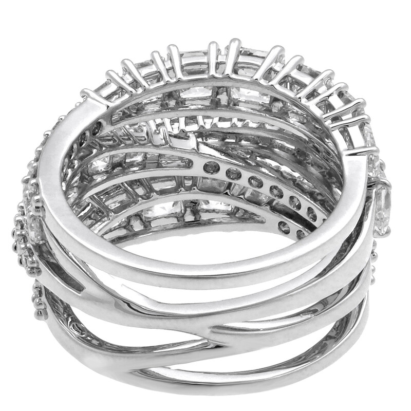 Swarovski Ladies Twist Wrap Ring, Size 60 (US 8.75) 5584654