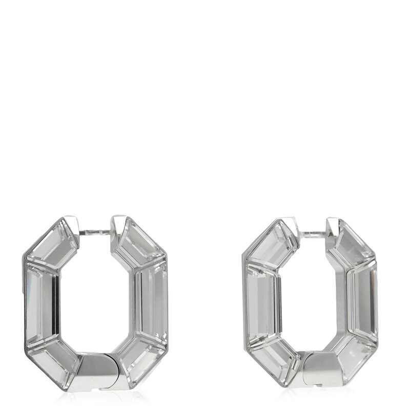 Swarovski Lucent Octagon Hoop Earrings 5696289 9009656962893