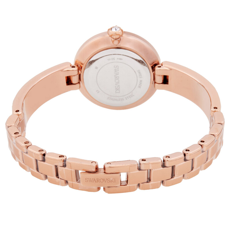 Swarovski Matrix Bangle Quartz Crystal Silver Dial Ladies Watch