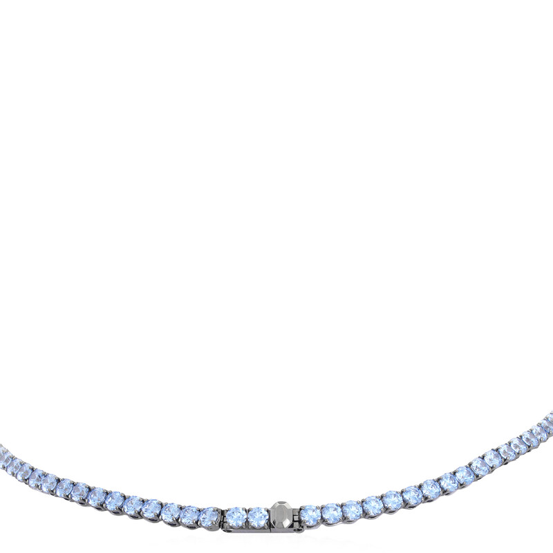 DIFFERENT NECKLACE ジョージ Swarovski Matrix Crystal Necklace, Size M 5743450 9009657434504