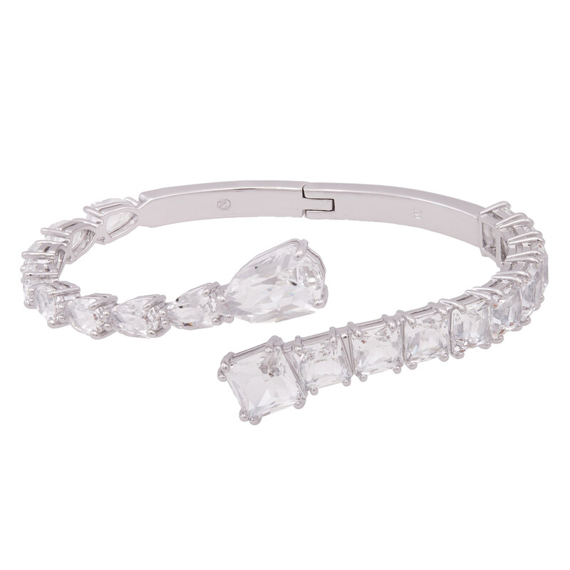 Swarovski Matrix Cuff Rhodium Shiny Crystal 5692527 9009656925270