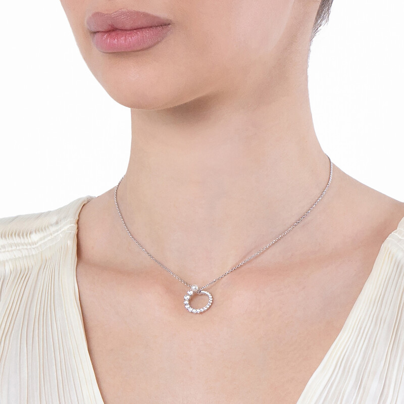 Swarovski Matrix Pendant Rhodium Shiny White 5688751 9009656887516 