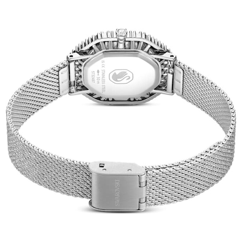 Swarovski Matrix Quartz Crystal Silver Dial Ladies Watch 5732498