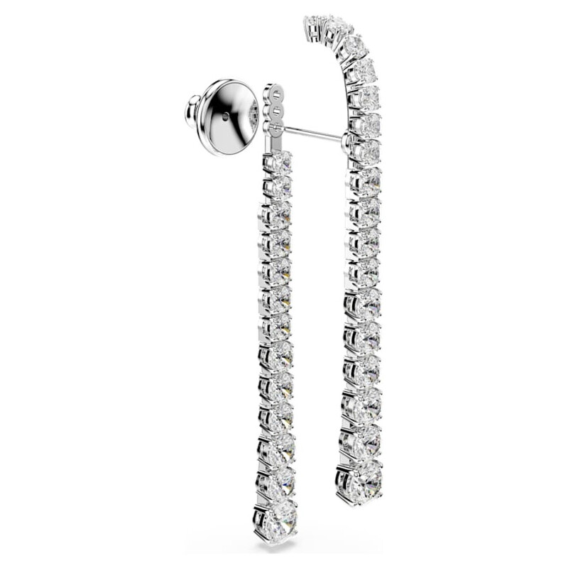 Swarovski Matrix Rhodium Plated Drop Earrings 5709257 Swarovski Matrix Rhodium Plated Drop Earrings 5709257