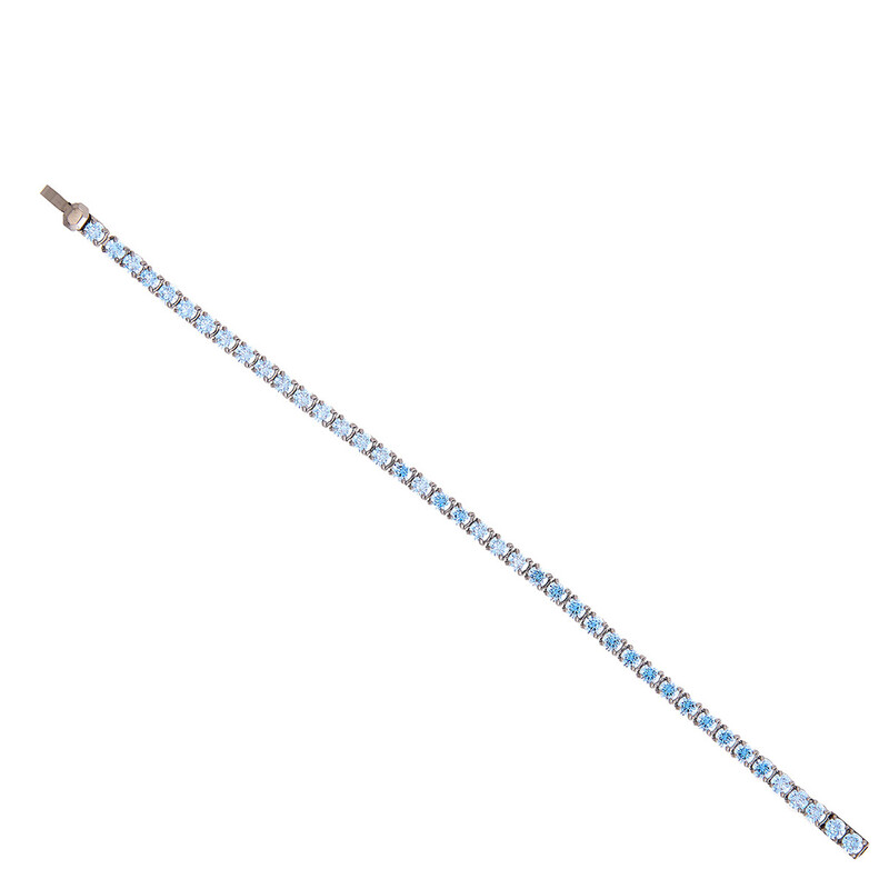 Swarovski Matrix Rhodium-Plated Crystal Bracelet, Size XL 5743448