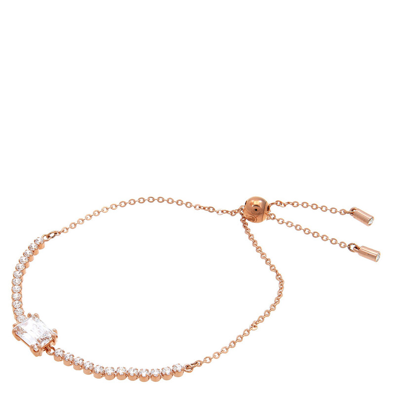 Swarovski Matrix Rose Gold-Tone Tennis Bracelet 5730706