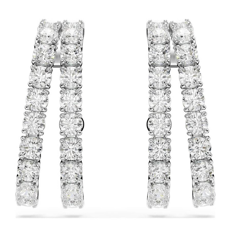 Swarovski Matrix Round-Cut Cuff Earrings 5705835 9009657058359