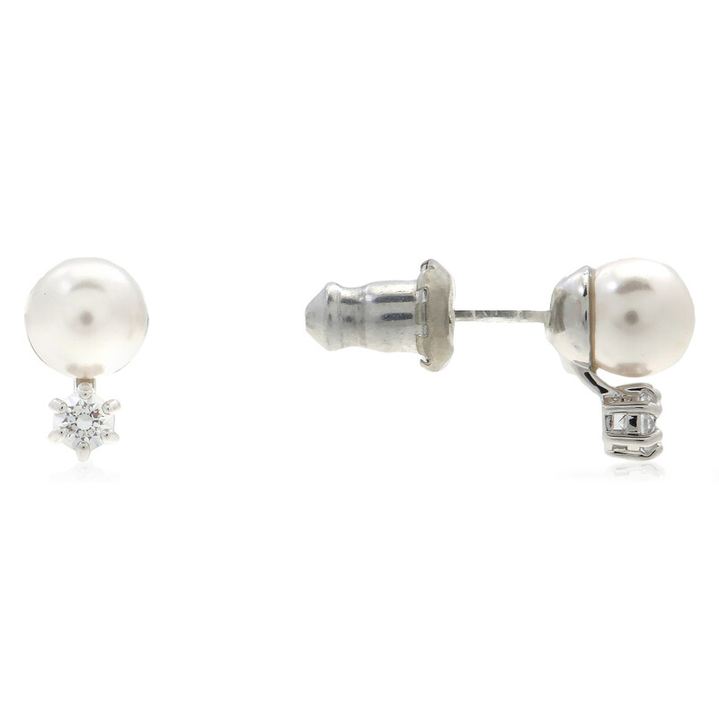 Swarovski Matrix Set Pearl Rhodium Shiny White 5689624