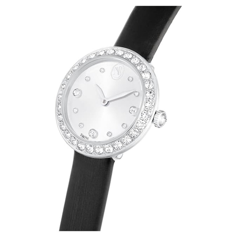 Swarovski Matrix Tennis Quartz Crystal Silver Dial Ladies Watch
