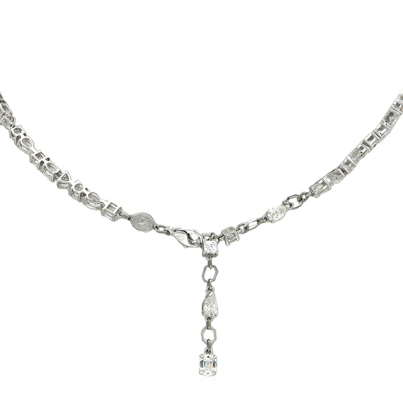 Swarovski Mesmera Necklace Rhodium Shiny Crystal 5665242