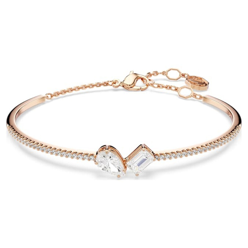 Swarovski Mesmera Rose Gold-Tone Plated Mixed Cuts Bangle 5734247