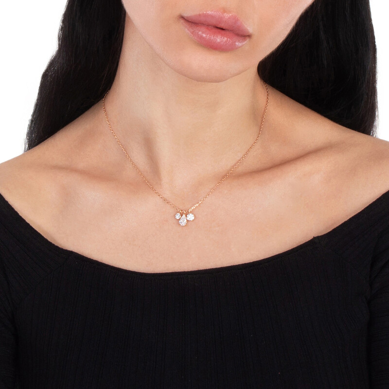 Swarovski Mesmera Rose Gold-Tone Plated Pendant Necklace 5734245