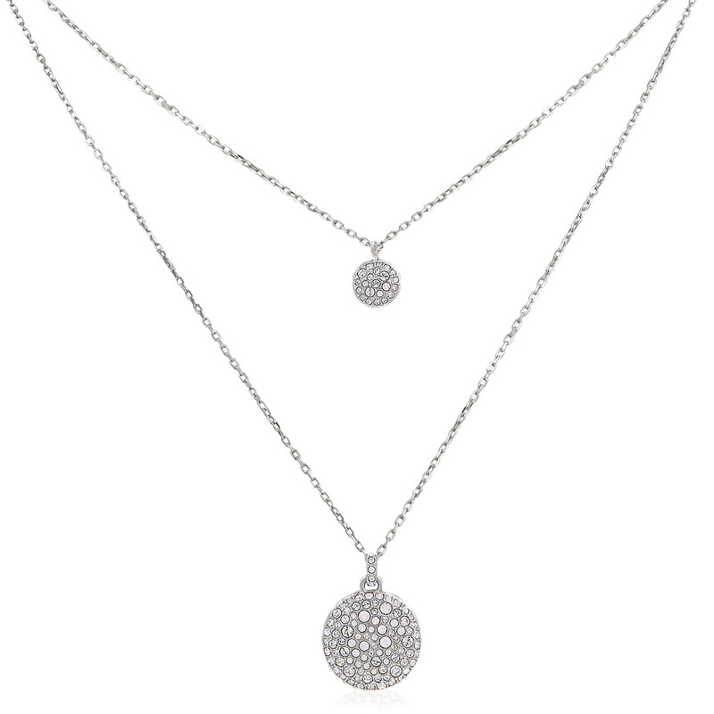 Swarovski Meteora Pendant Small Layer Rhodium Shiny Crystal 5684244 ...