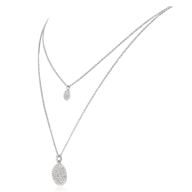 Swarovski Meteora Pendant Small Layer Rhodium Shiny Crystal 5684244 ...