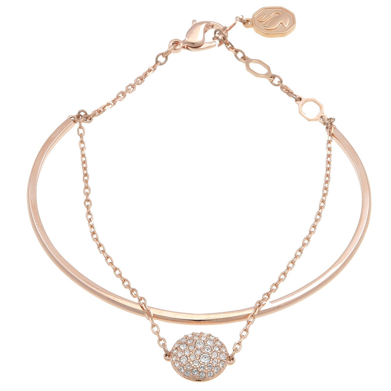 スワロフスキー ブレスレット Meteora ローズゴールド 5683452 Swarovski Meteora Rose Gold-Tone Bangle Bracelet 5683452