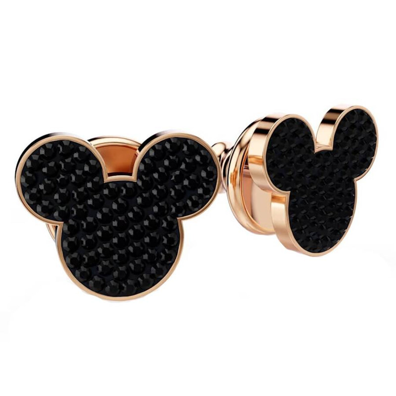 Swarovski Mickey & Minnie Rose Gold-Tone Plated Stud Earrings