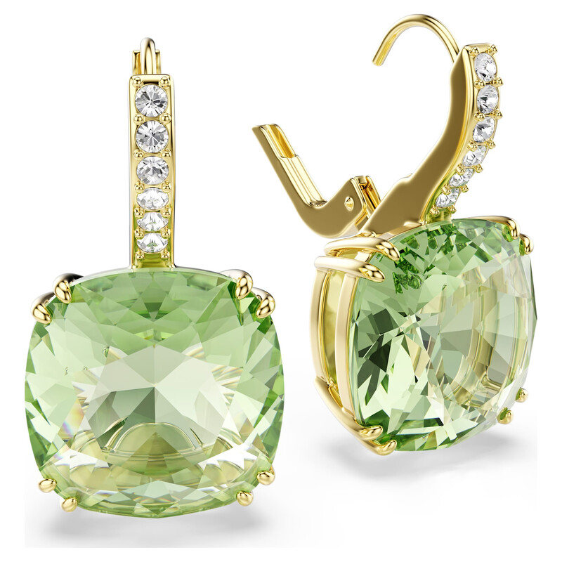 Swarovski Millenia 18k Gold Plated Cushion-Cut Earrings 5764822