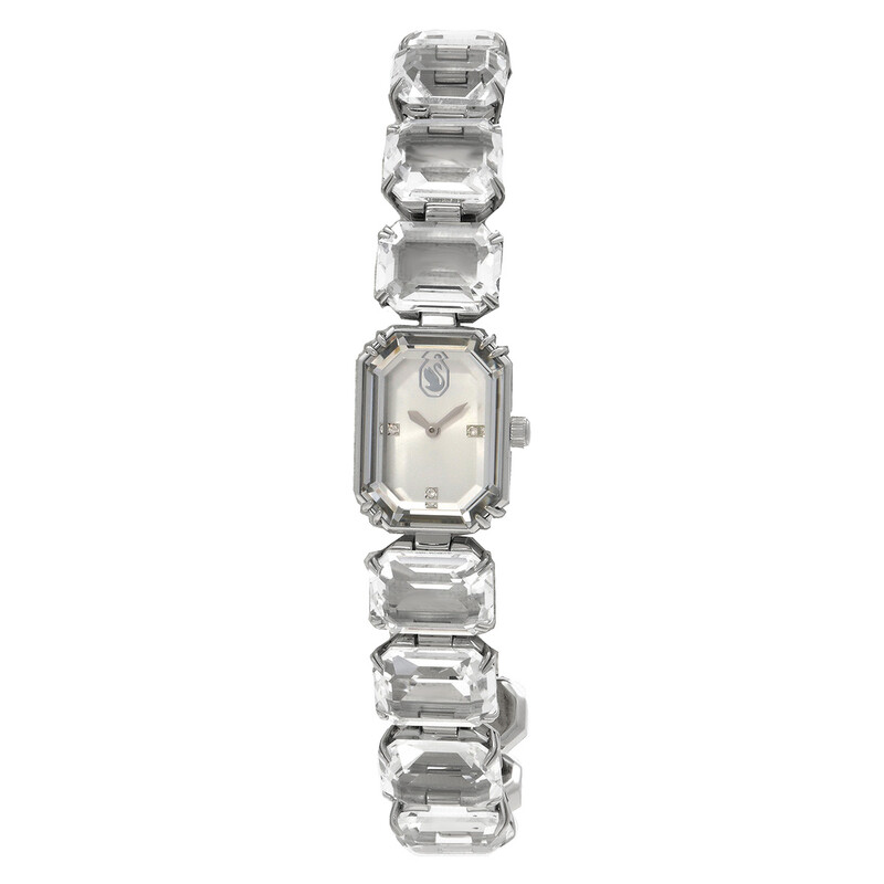 Swarovski Millenia Quartz Crystal Silver Dial Ladies Watch 5729182