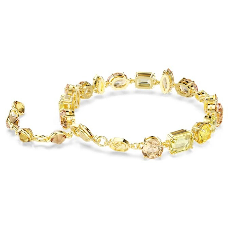 Swarovski Mixed Cuts Gold-Tone Plated Gema Bracelet 5718072
