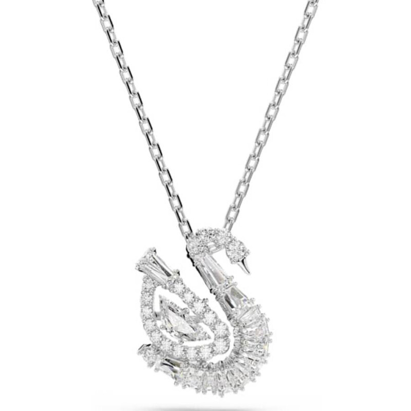 Swarovski Mixed Cuts Swan Pendant Necklace 5732412 9009657324126