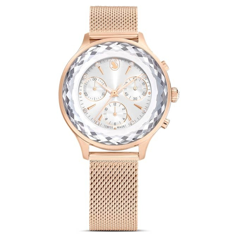 Swarovski Nova Chrono Quartz White Dial Watch 5677506 