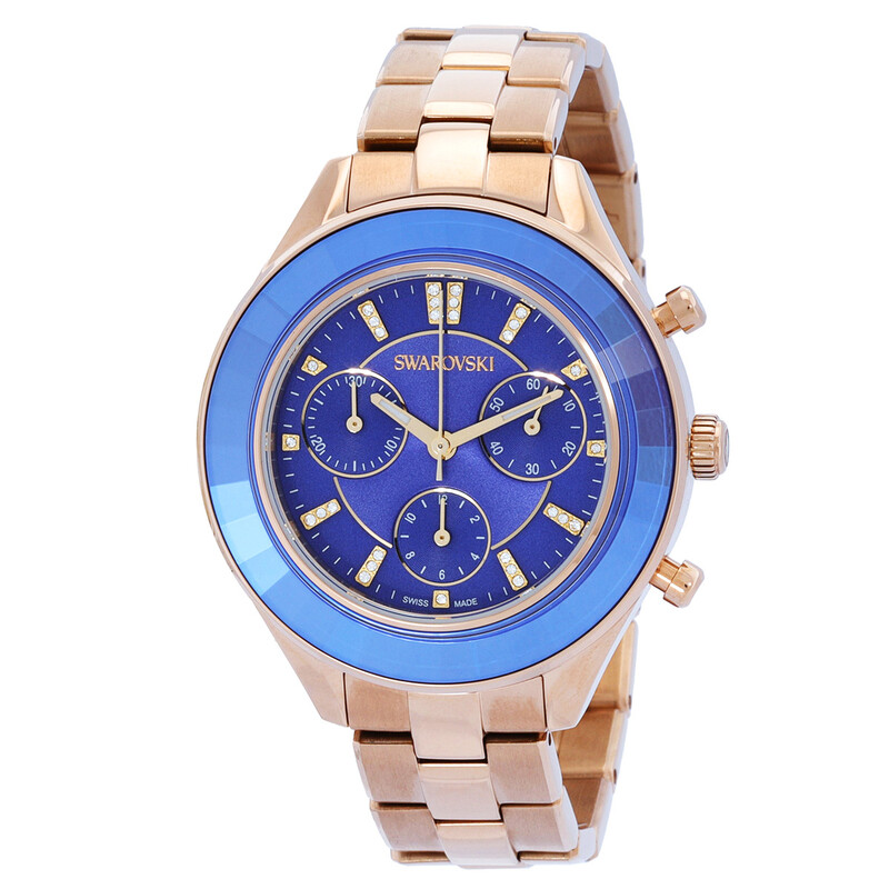 Swarovski Octea Lux Sport Chronograph Quartz Crystal Blue Dial Swarovski Octea Lux Sport Chronograph Quartz Crystal Blue Dial