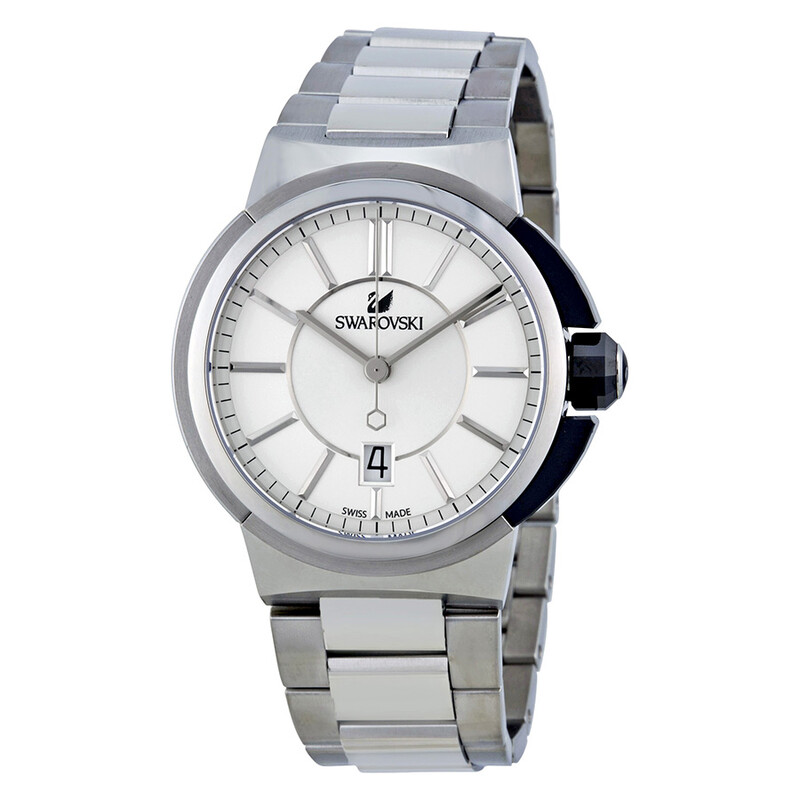 Swarovski Piazza Grande Silver Dial Stainless Steel Men's Watch