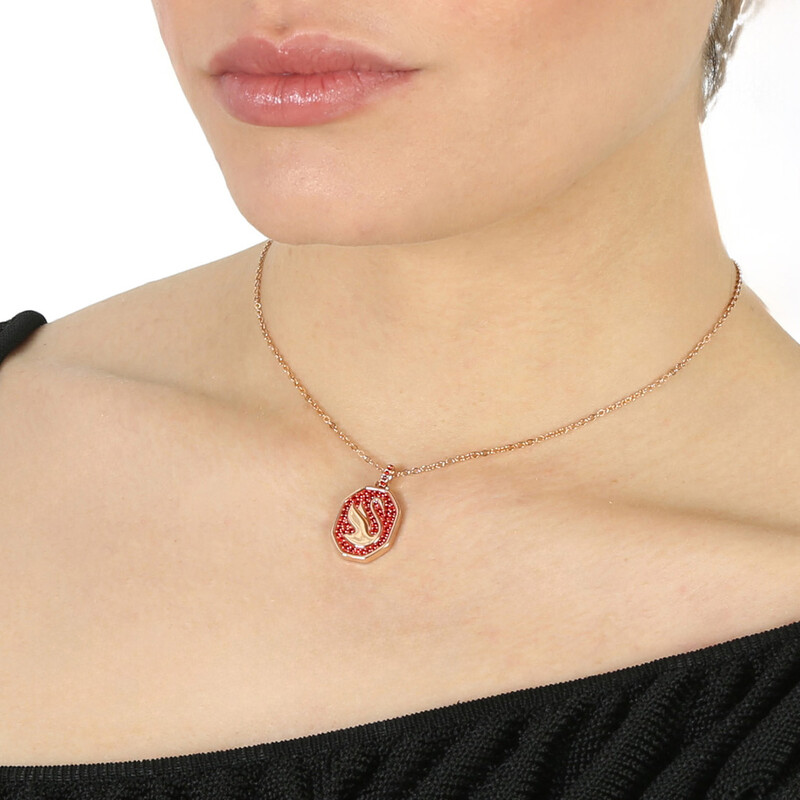 SWAROVSKI　唐辛子　レッドペッパー　幸運　ネックレス a-172.jpg