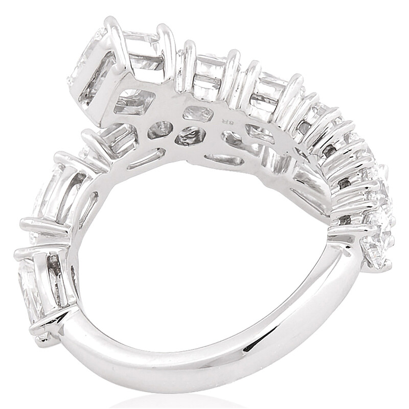 Swarovski Rhodium Plated Matrix Ring, Size 52 (US 5.75) 5705761