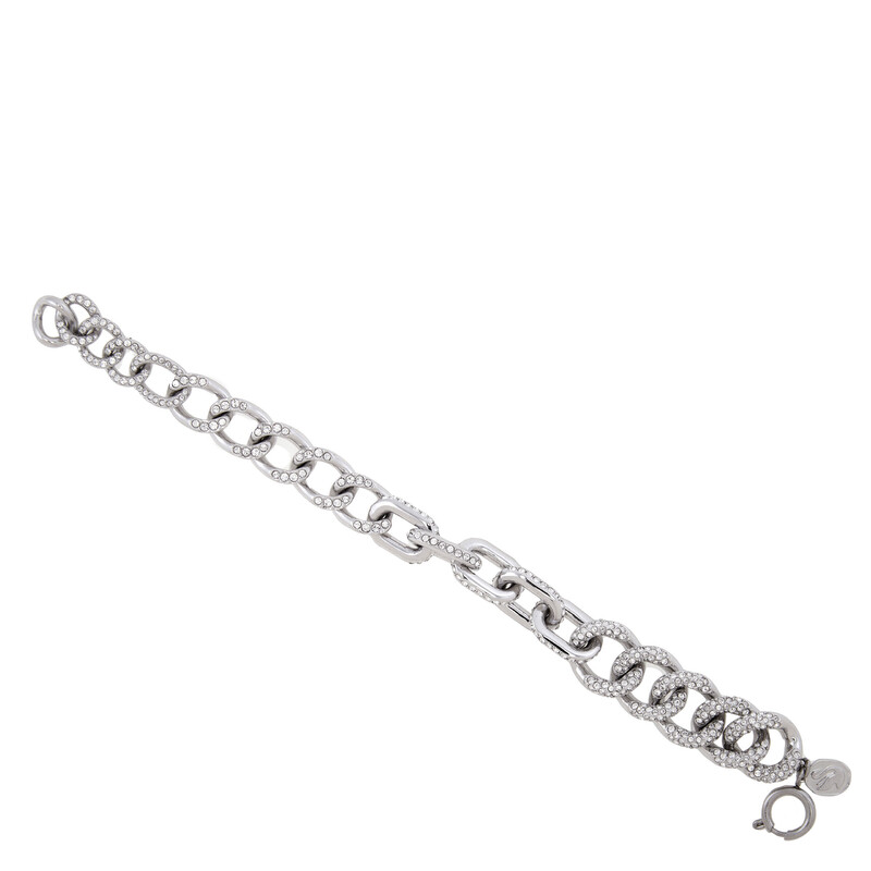 Swarovski Rhodium Plated Pave Dextera Bracelet, Size Medium
