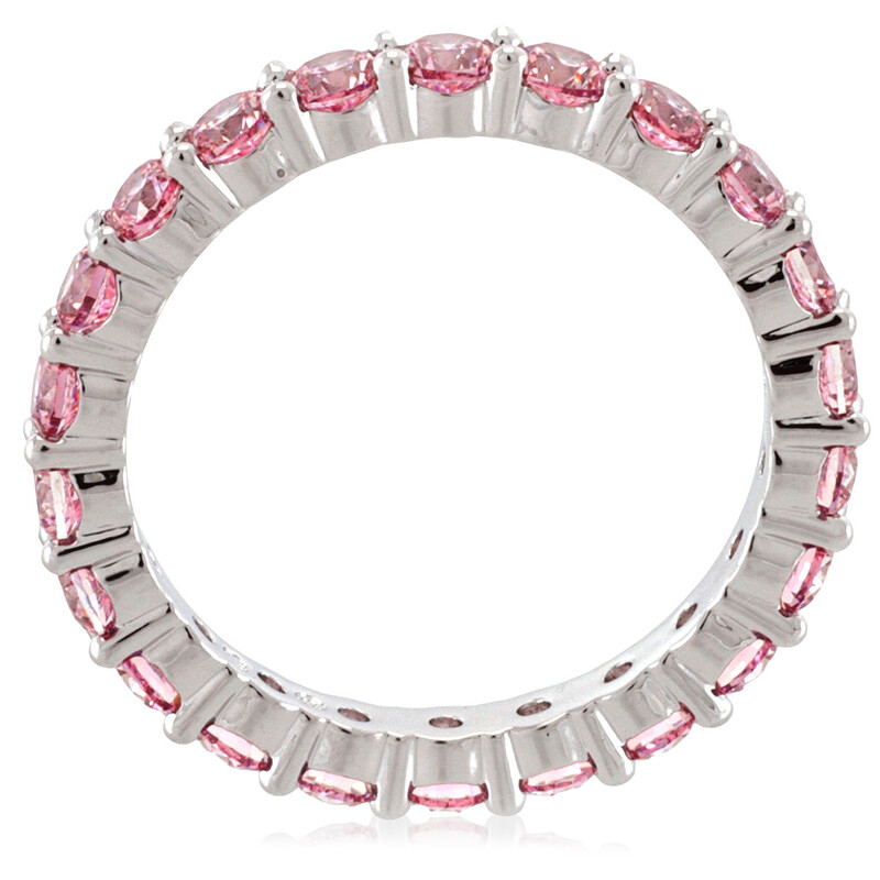J*様 SWAROVSKI マトリックス リング サイズ60 ピンク スワロフ Swarovski Rhodium Plated Pink Round Cut Matrix Ring, Size 62 (US