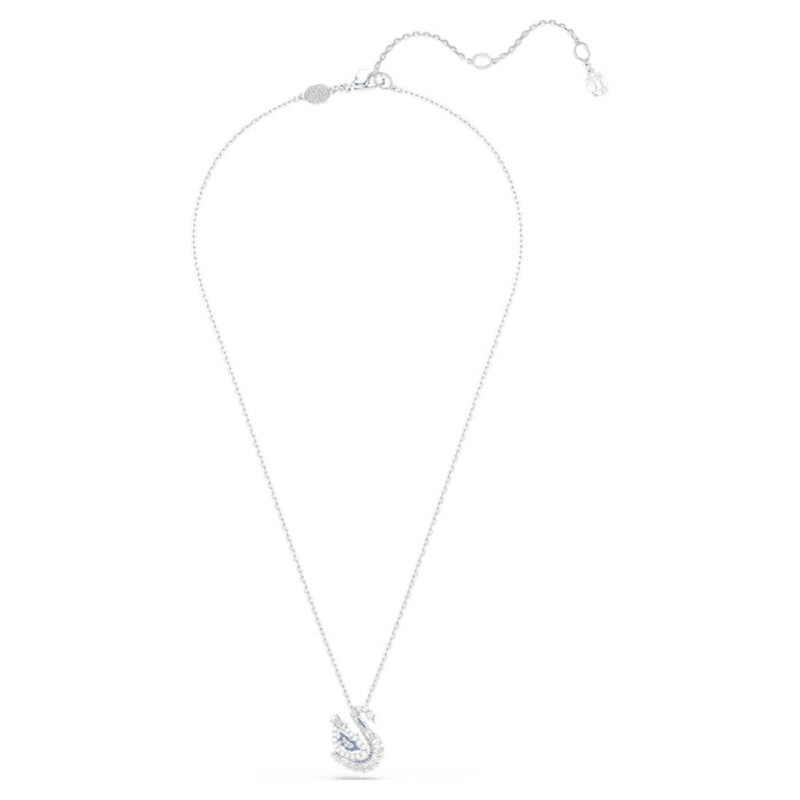 Swarovski Rhodium Plated Swan Pendant Necklace 5723389 9009657233893 ...
