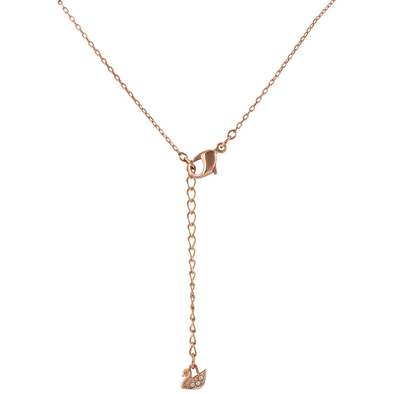 Swarovski Rose Gold-plated Design Dazzling Swan Necklace 5517626