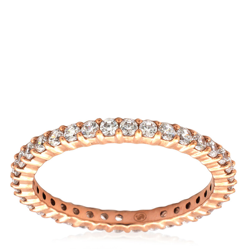 Swarovski Rose Gold,Tone Matrix Vittore Ring, Size 58 (US 8) 5656301 ...