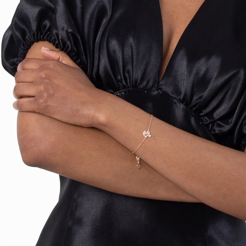 Swarovski Rose Gold-Tone Plated Swan Bracelet 5738202 9009657382027 ...